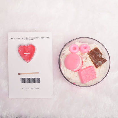 Sugar Rush Candle – Dessert Style Pink Candle | Artecasa