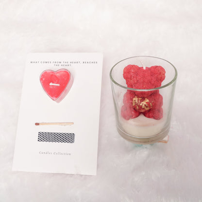 LoveBug Teddy Candle – Cute Teddy Valentine Candle | Artecasa