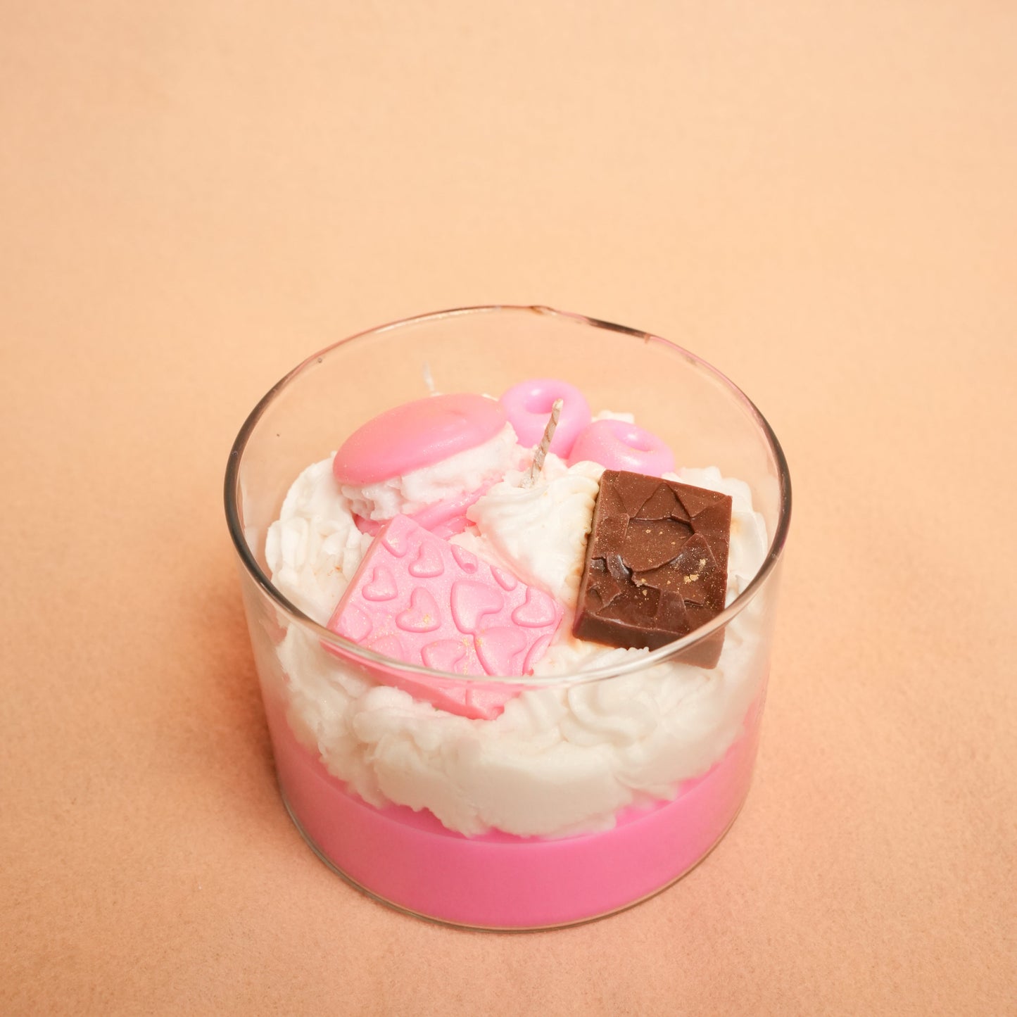 Sugar Rush Candle – Dessert Style Pink Candle | Artecasa