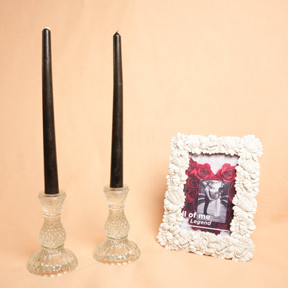 White Artisan Frame – Handcrafted Ceramic Photo Frame | Artecasa