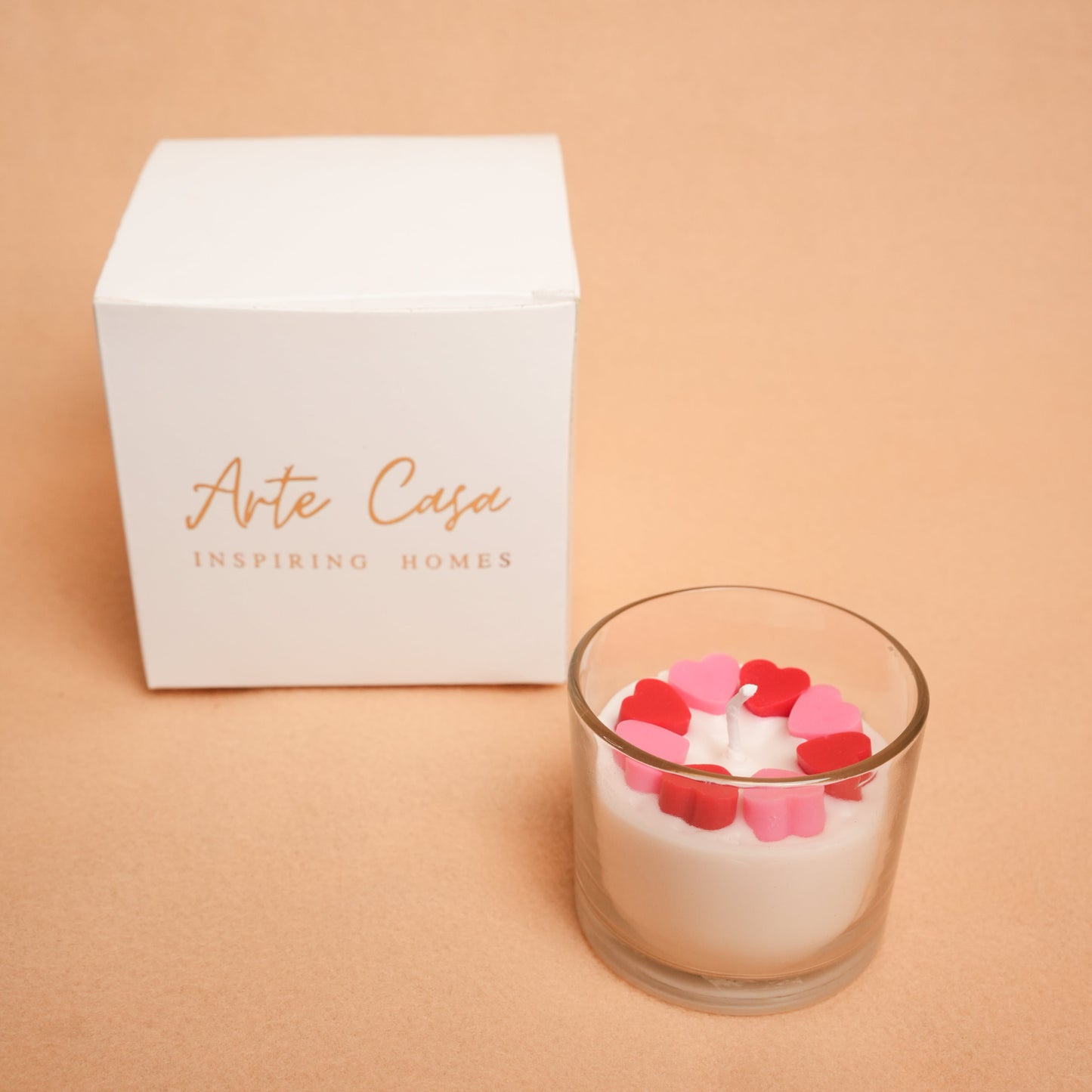 Eternal Flame Heart Candle – Romantic Valentine Candle | Artecasa