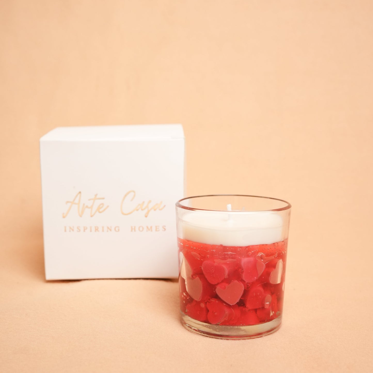 Scarlet Love Candle – Heart Shaped Valentine Candle | Artecasa
