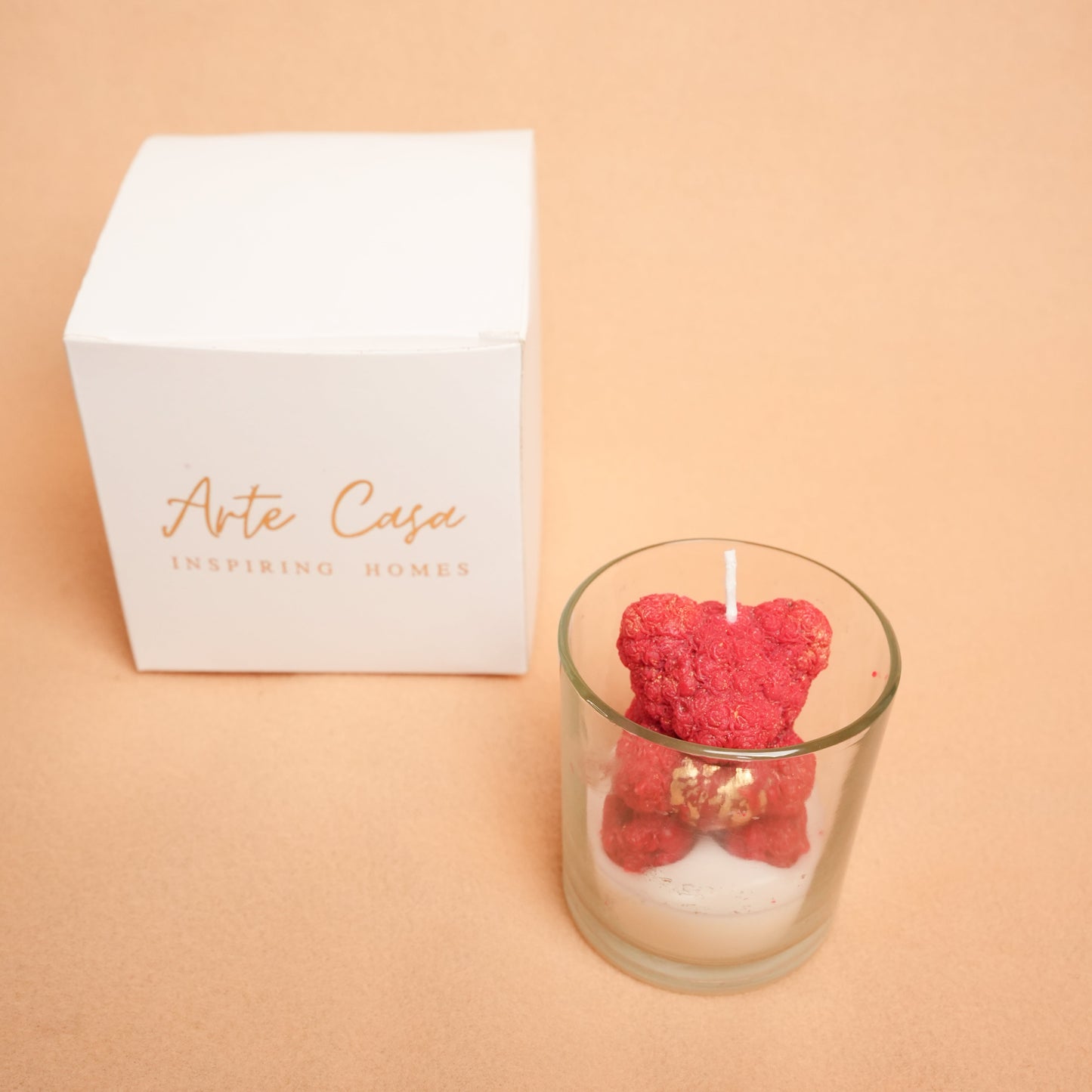 LoveBug Teddy Candle – Cute Teddy Valentine Candle | Artecasa