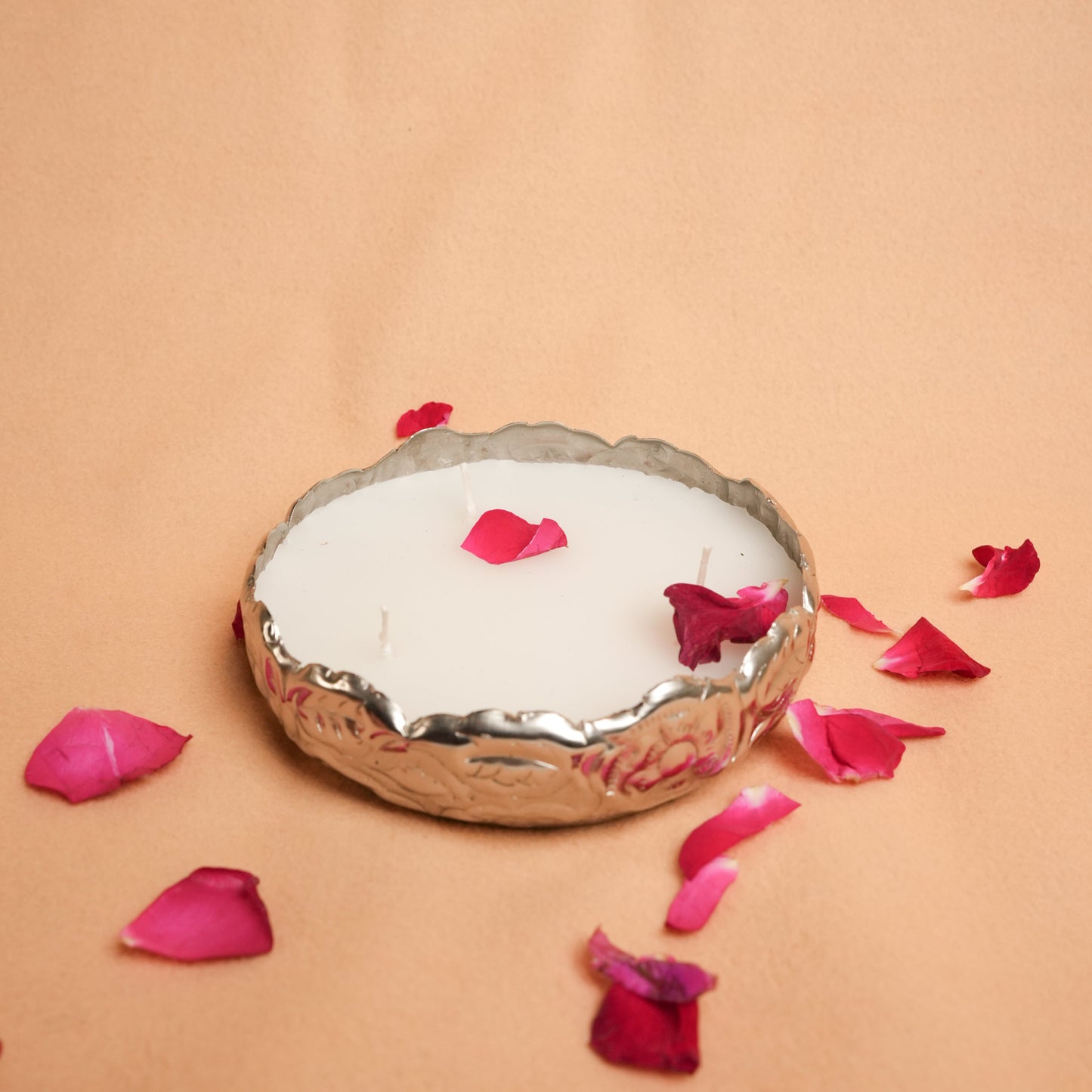 Chandi Urli Candle – Silver Urli Candle for Festive Décor | Artecasa