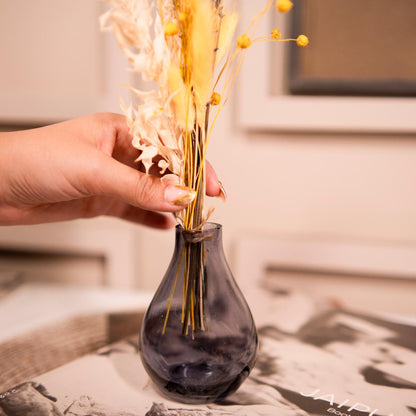Indigo Elegance Vase with bunch