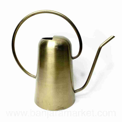 Banjara Market | Tall Rustic-Gold Watering Can