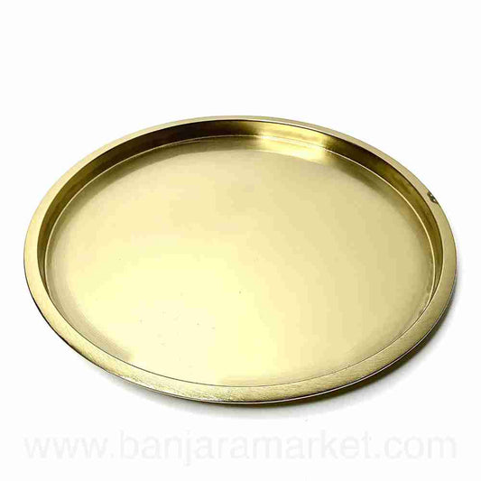 Banjara Market | Metallic Golden Plate (BIG)