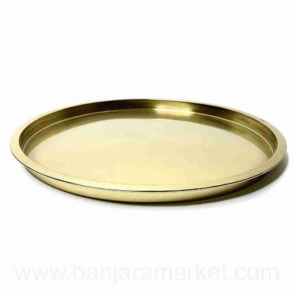 Banjara Market | Metallic Golden Plate (BIG)