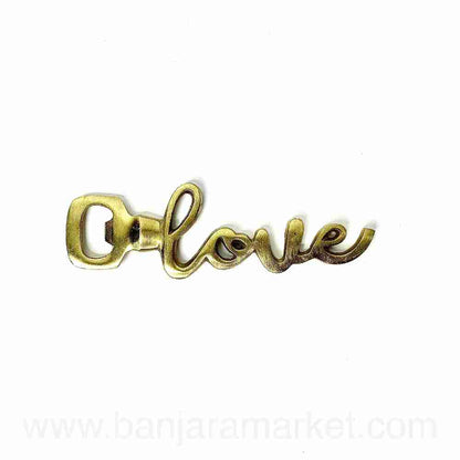 Banjara Market | Golden Love Bottle Opener