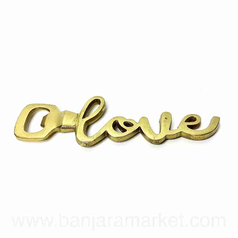 Banjara Market | Golden Love Bottle Opener