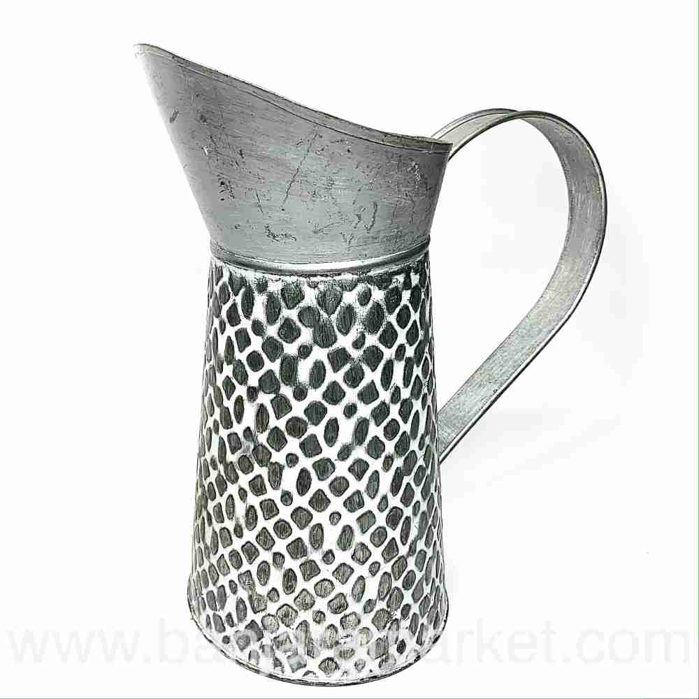 Banjara Market | Silver-White Watering Can