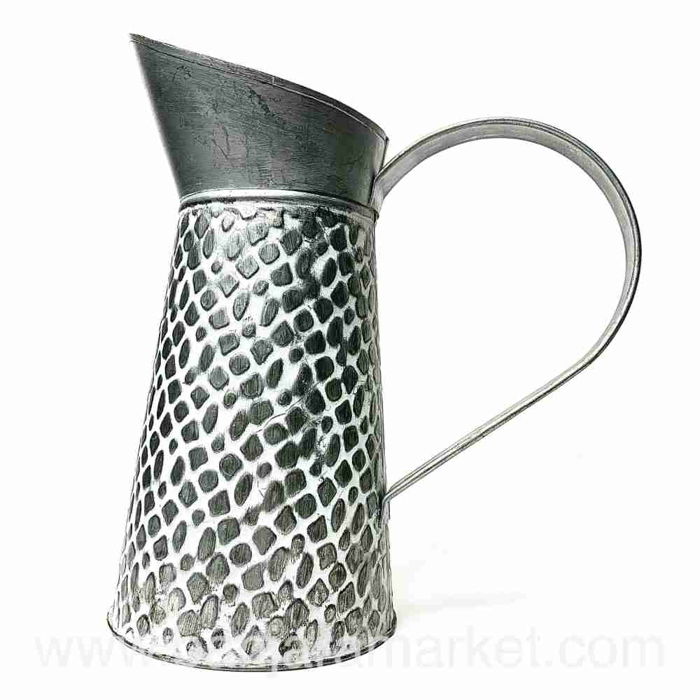 Banjara Market | Silver-White Watering Can