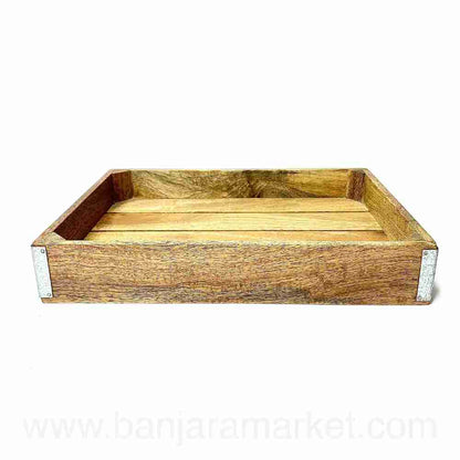 Banjara Market | Rustic Wooden Tray