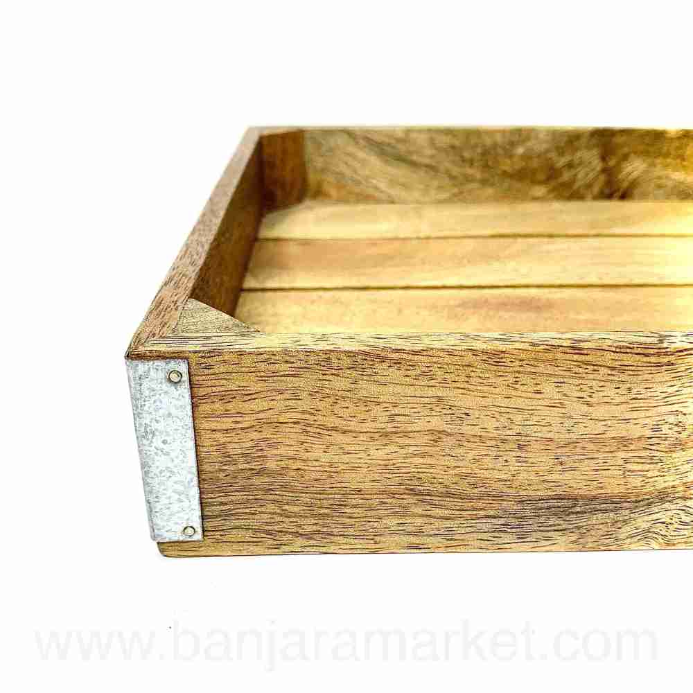 Banjara Market | Rustic Wooden Tray