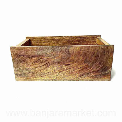 Banjara Market | Wooden Organizer with Handles