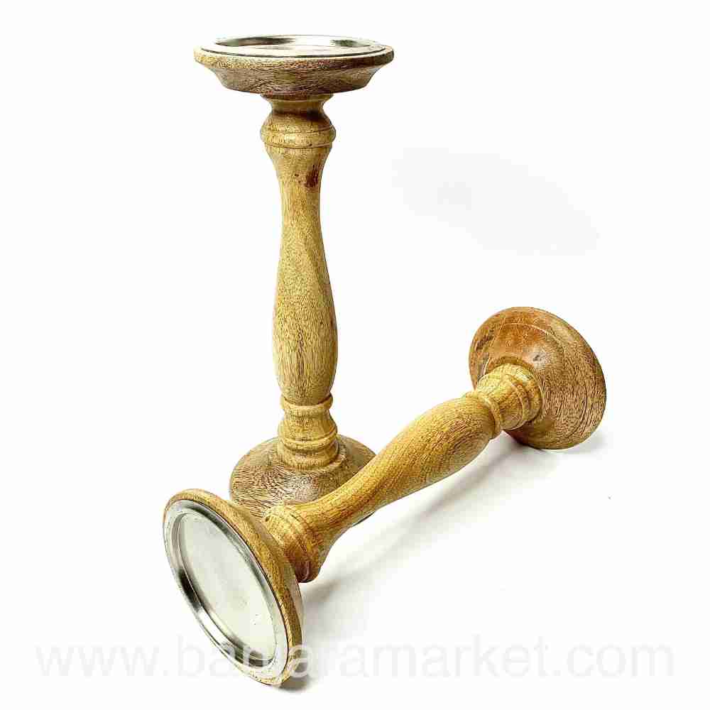 Banjara Market | Minimilistic Candle Stands (Set of 2)