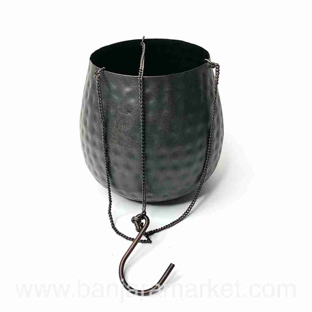 Banjara Market | Metallic Hanging Planter