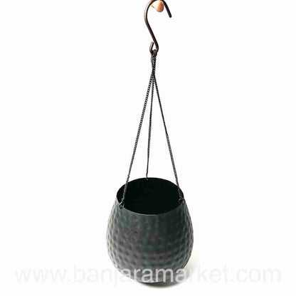 Banjara Market | Metallic Hanging Planter