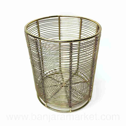 Banjara Market | Golden Metallic Wire Organizer