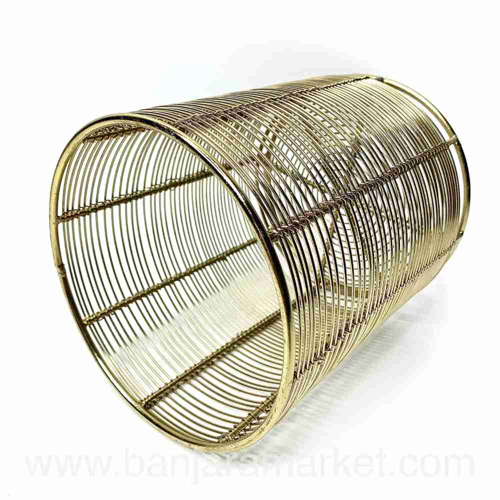 Banjara Market | Golden Metallic Wire Organizer