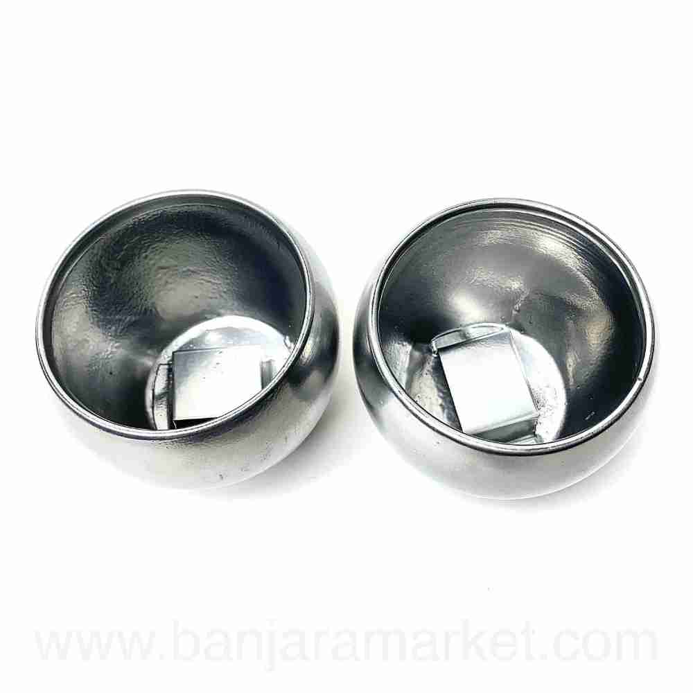 Banjara Market | Silver Candle Holders (Set of 2)