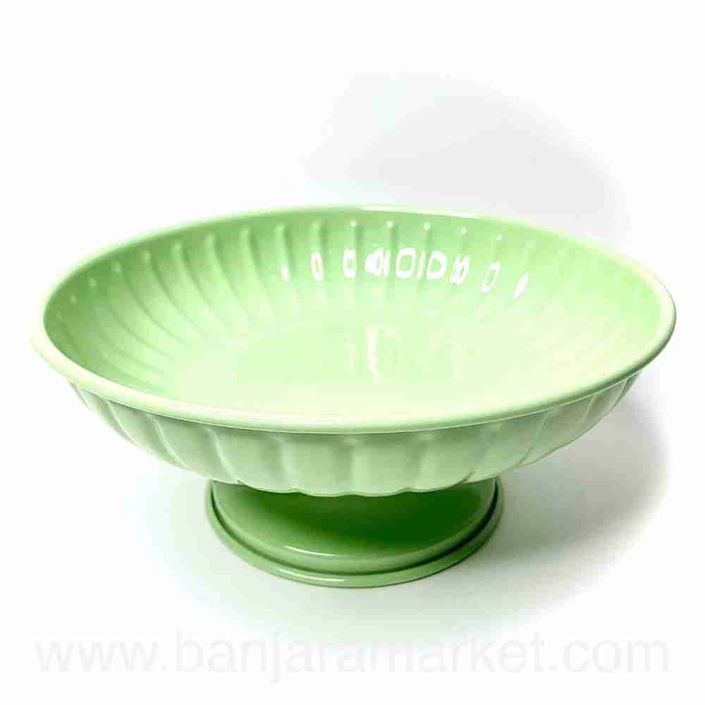 Banjara Market | Green Fruit Basket (With Stand)