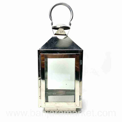 Banjara Market | Silver Glossy Lantern