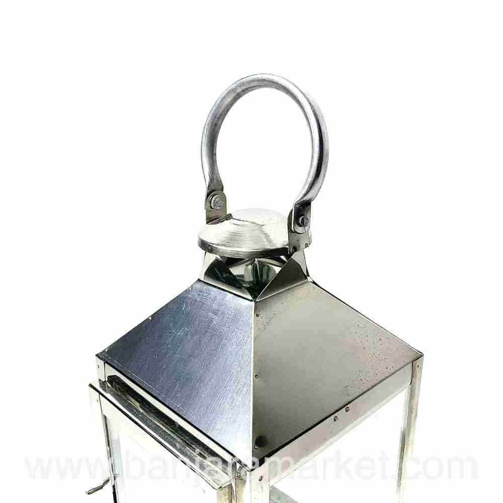 Banjara Market | Silver Glossy Lantern