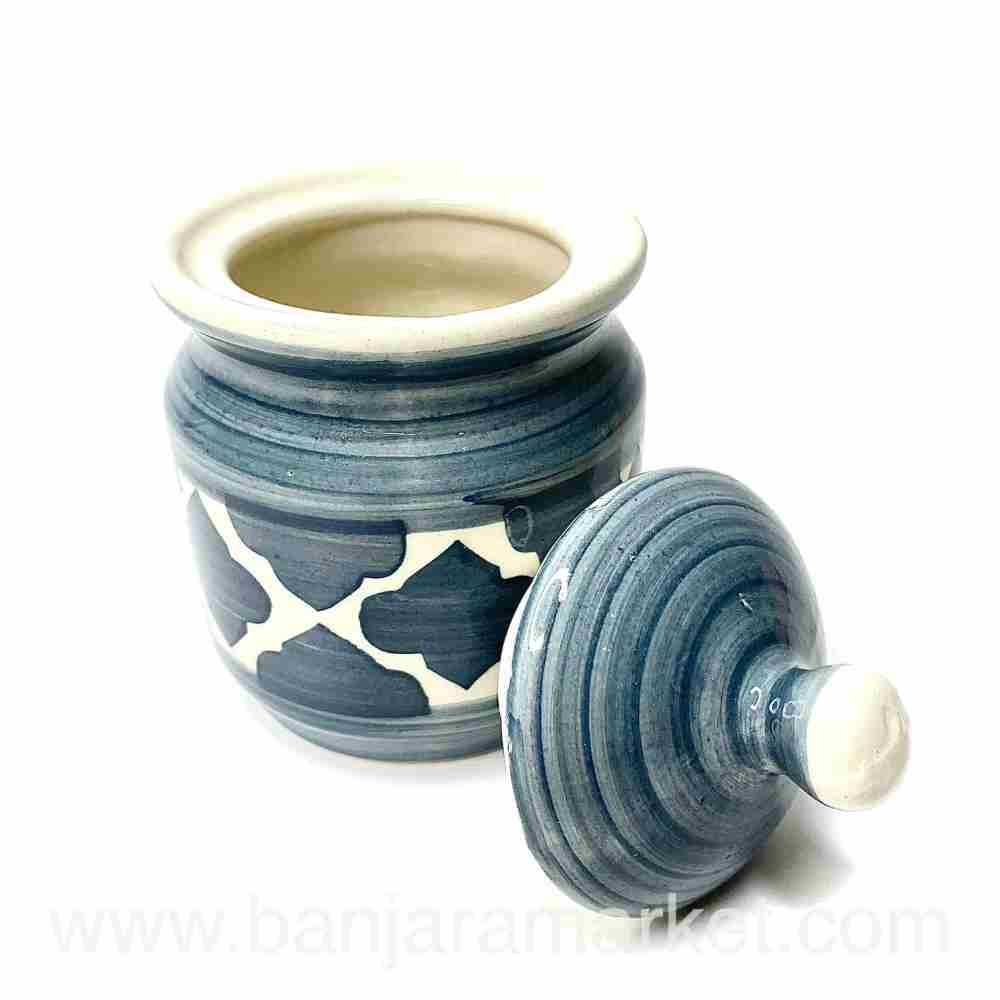 Banjara Market | Grey Moroccan Pickle Jars (Set of 3)