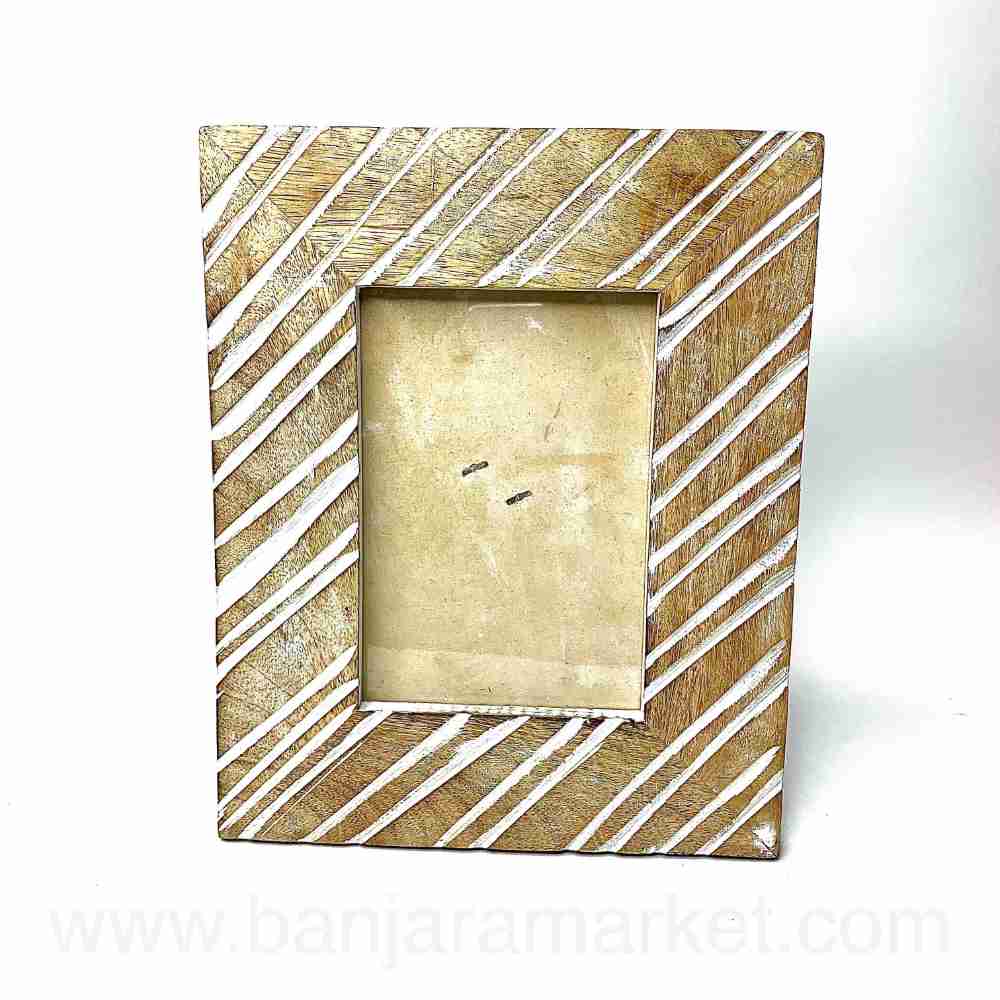 Banjara Market | Linear Cuts Photo Frames (Set of 2)