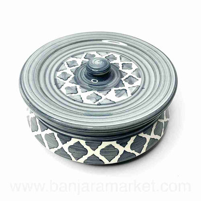 Banjara Market | Grey Moroccan Degchi (Set of 3)