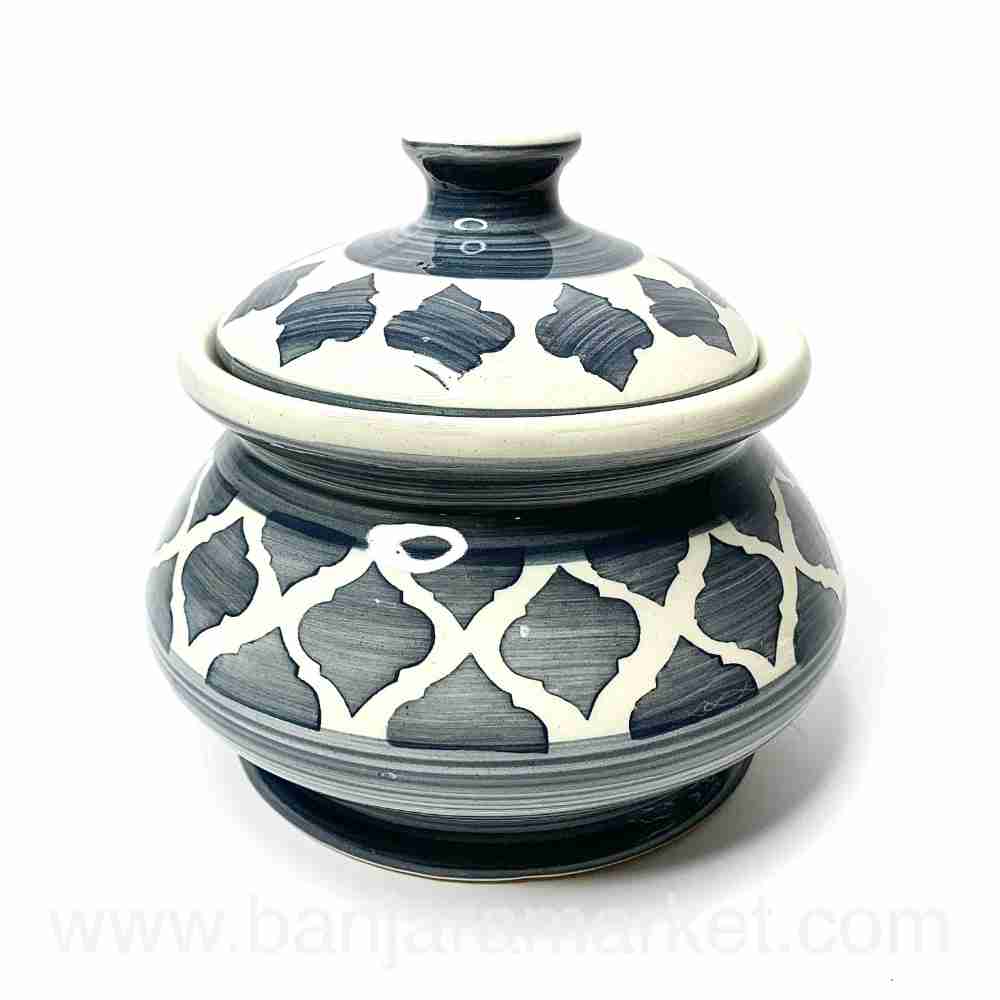 Banjara Market | Grey Moroccan Handi (Set of 3)