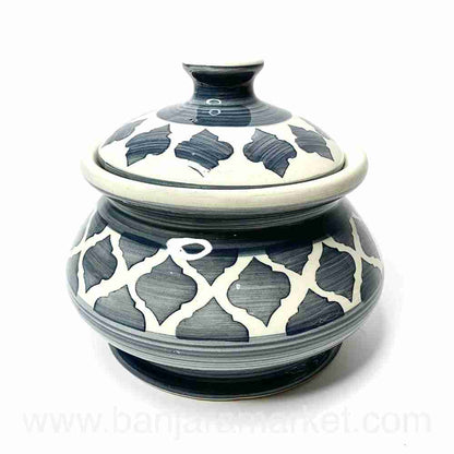 Banjara Market | Grey Moroccan Handi (Set of 3)