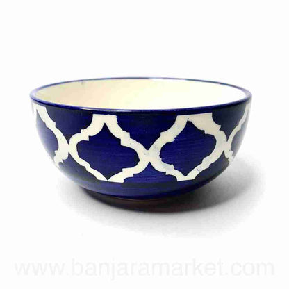 Banjara Market | Blue Moroccan Dinner Set (Set of 6)