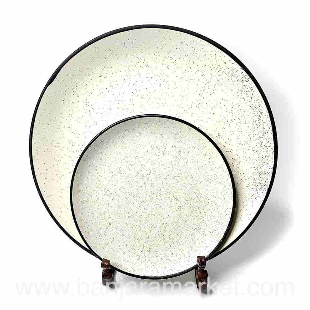 Banjara Market | Beige Dinner Set (Set of 6)