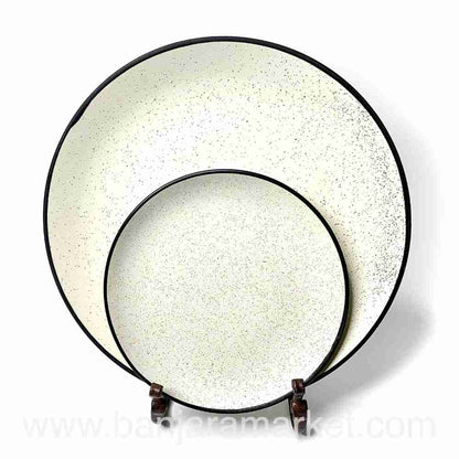 Banjara Market | Beige Dinner Set (Set of 6)