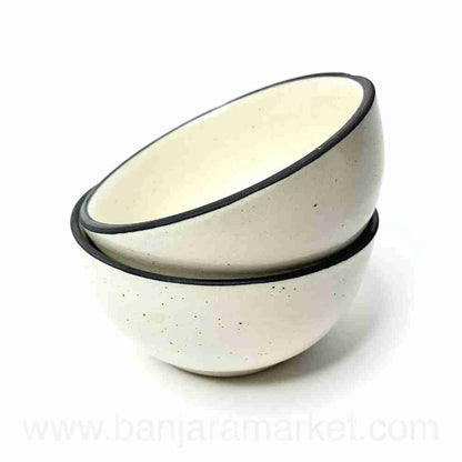 Banjara Market | Beige Small Bowls (Set of 2)