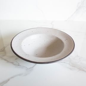 Dim Black Pasta Bowl | Byora Homes | Gray | Stoneware Ceramic