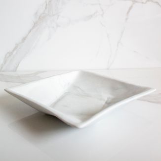 Sage Blue Serving Bowl | Byora Homes | Blue | Stoneware Ceramic