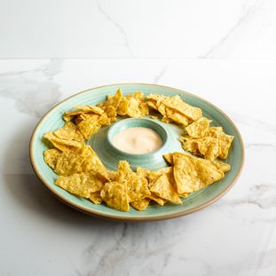 Inside Out Chip and Dip Platter | Byora Homes | Green | Stoneware Ceramic