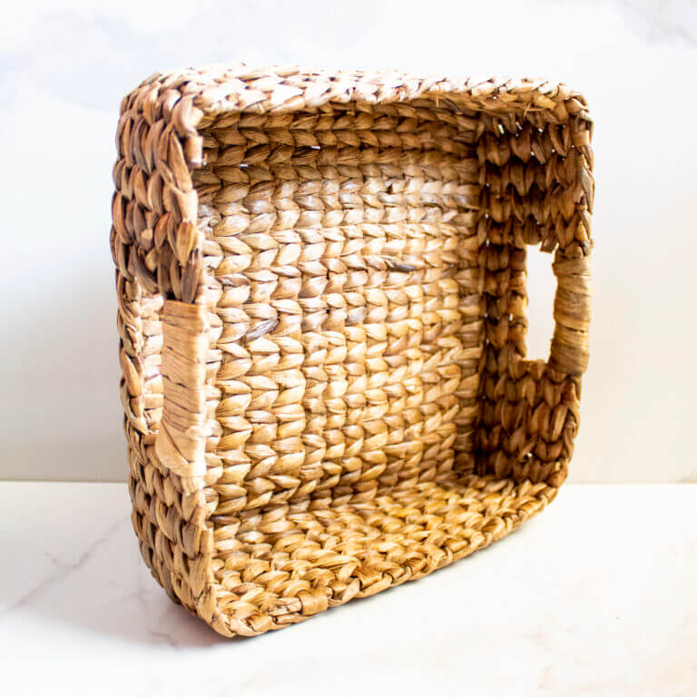 Handcrafted Boxy Tray | Byora Homes | Water Hyacinth