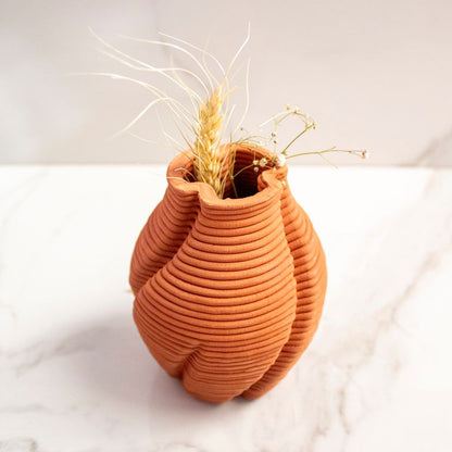 Terracotta Vase Brown and Twisted Vol. I | Byora Homes | Terracotta