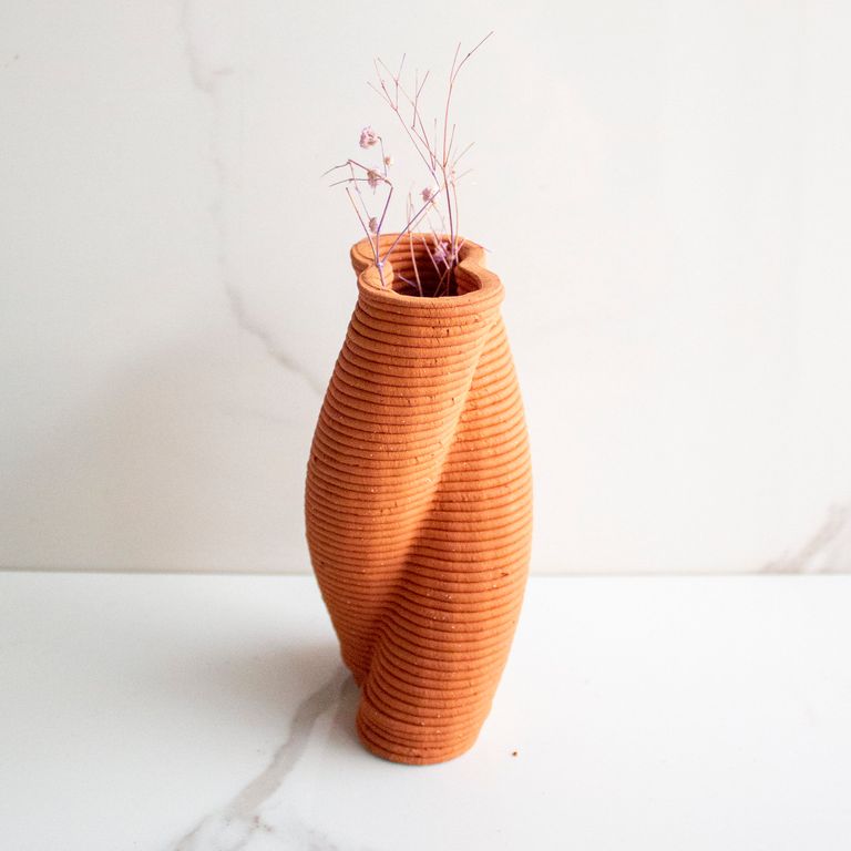 Terracotta Vase Brown and Twisted Vol. IV | Byora Homes | Terracotta