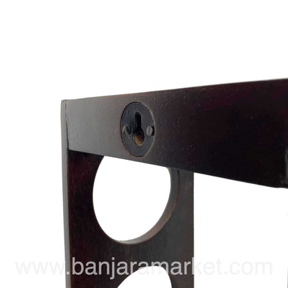 Banjara Market | Wooden Wine Rack (5 Bottle Capacity)