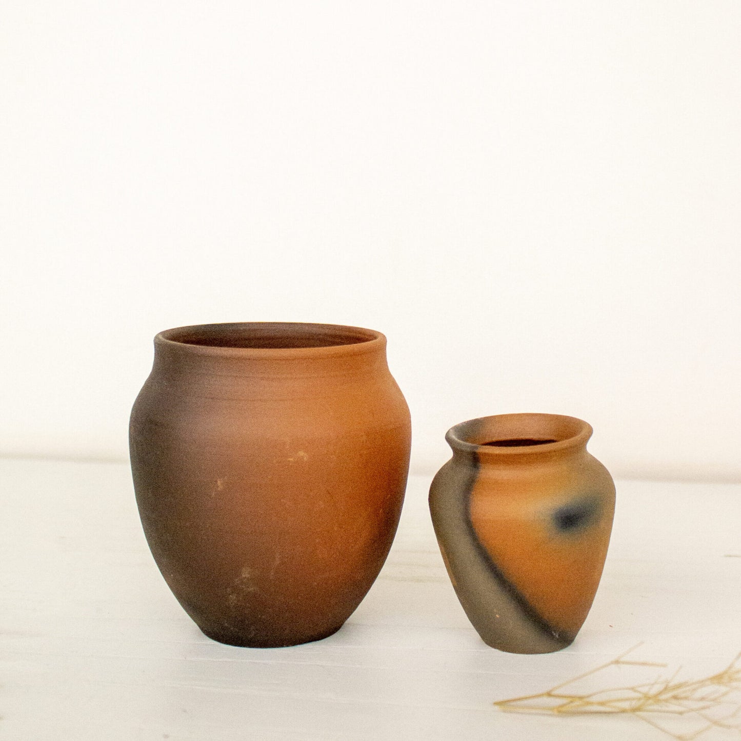 Miniature Pots | Miniatures Matka Bade Miya Chote Miya Pots | Byora Homes | Orange | Terracotta