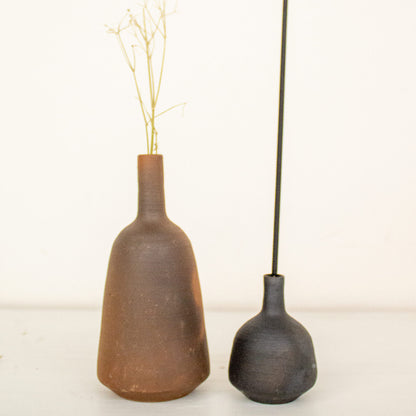 Terracotta Miniature Pots | Miniature Combo of Vase and Incense Holder Vol 2 | Byora Homes | Terracotta