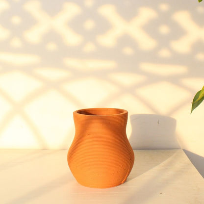 Terracotta Mini Matka Vase | Byora Homes | Terracotta