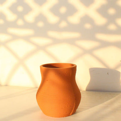 Terracotta Mini Matka Vase | Byora Homes | Terracotta