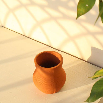 Terracotta Mini Matka Vase | Byora Homes | Terracotta