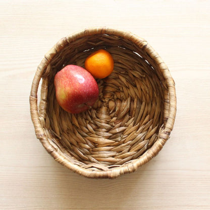 Concentric Weaver Basket | Byora Homes | Brown | Water Hyacinth